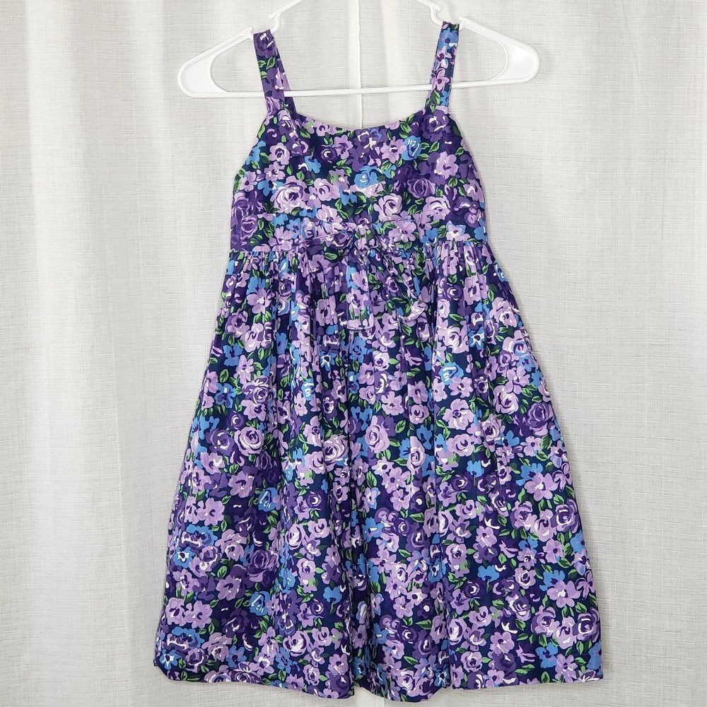 Place 89 Girl's Purple Floral Dress, size 8